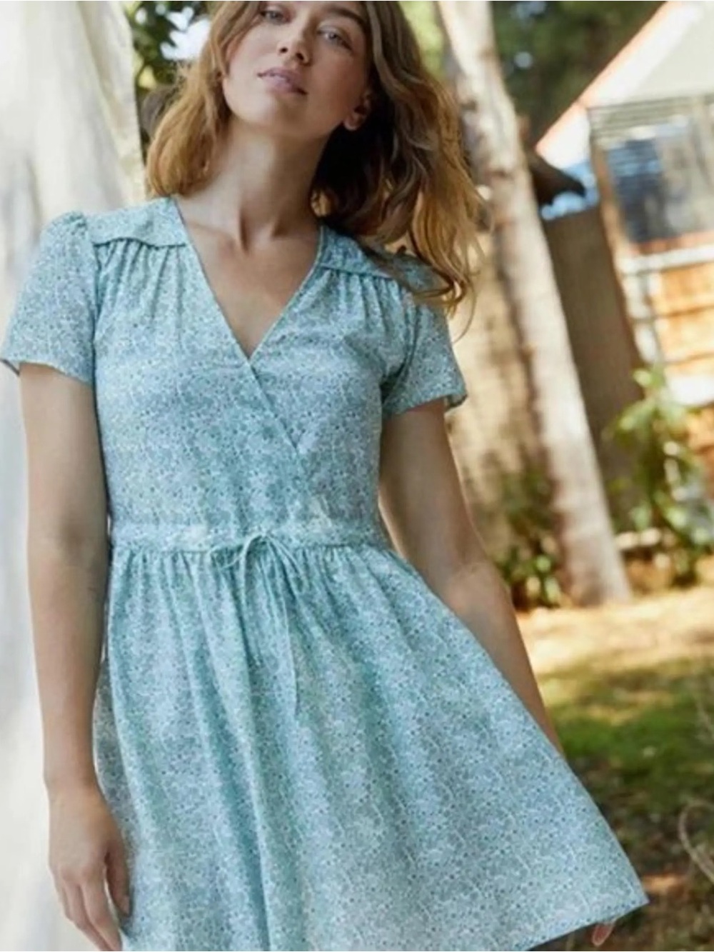 Christy Dawn Donna Dress in Mint Blooming Meadow